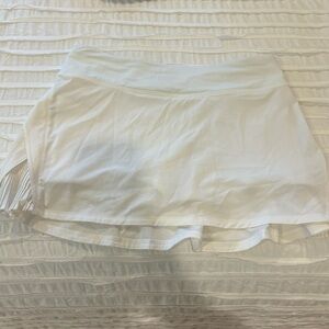 Lululemon White Tennis Skirt